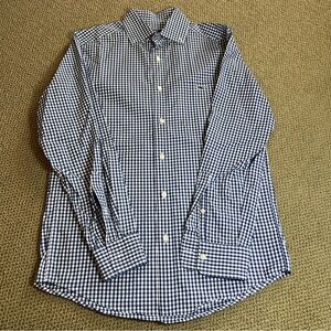 Vineyard Vines Blue & White Checkered Button Down Shirt-xs